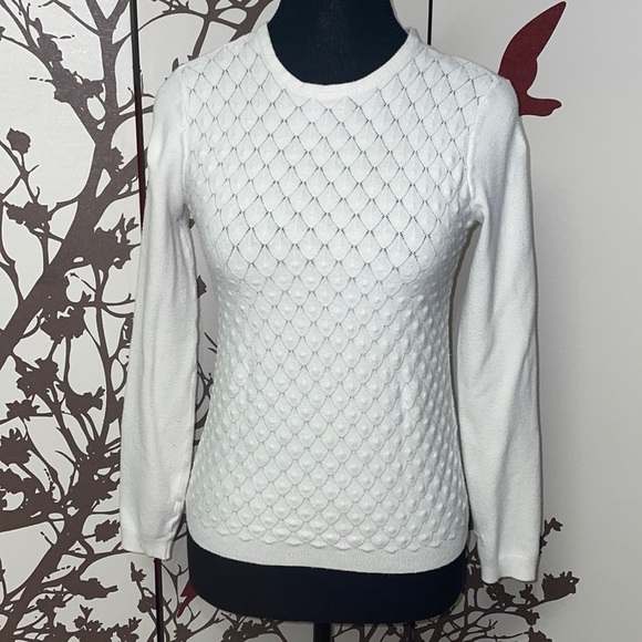 BUFFALO David Bitton Size Small White Long Sleeve with Beautiful Design $15 - Picture 1 of 12